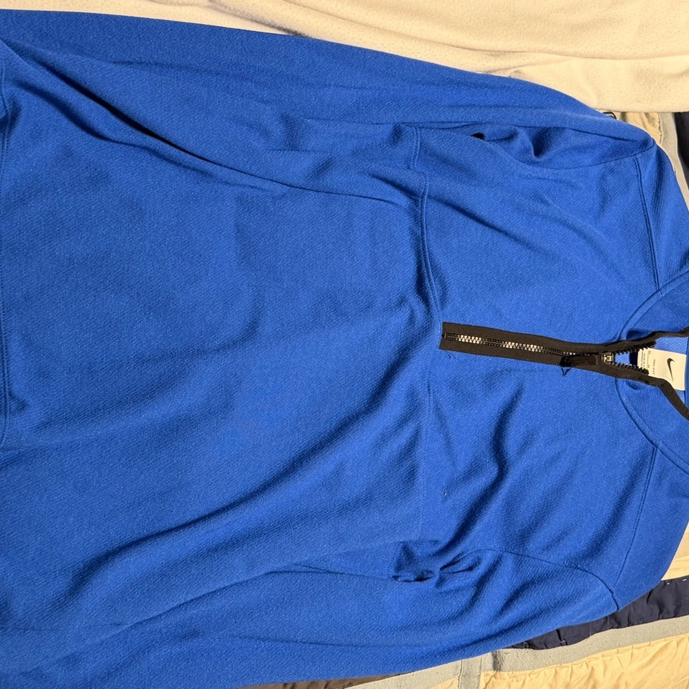 Men's Blue Nike quarter zip